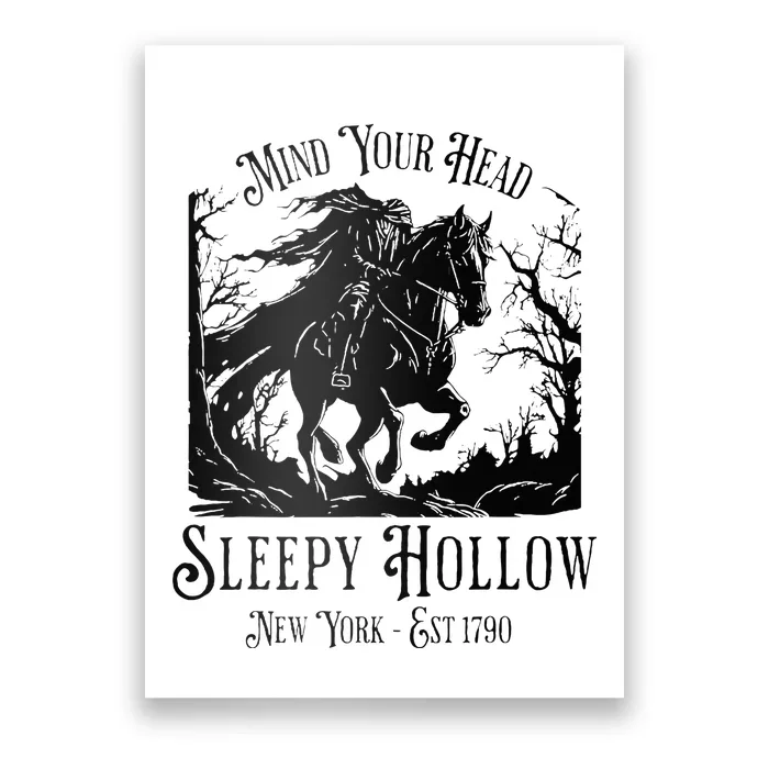 Sleepy Hollow Vintage Headless Horseman Halloween Poster