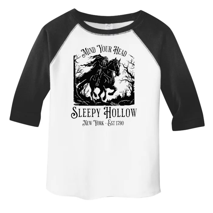 Sleepy Hollow Vintage Headless Horseman Halloween Toddler Fine Jersey T-Shirt