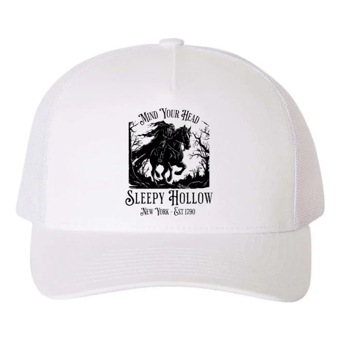 Sleepy Hollow Vintage Headless Horseman Halloween Yupoong Adult 5-Panel Trucker Hat