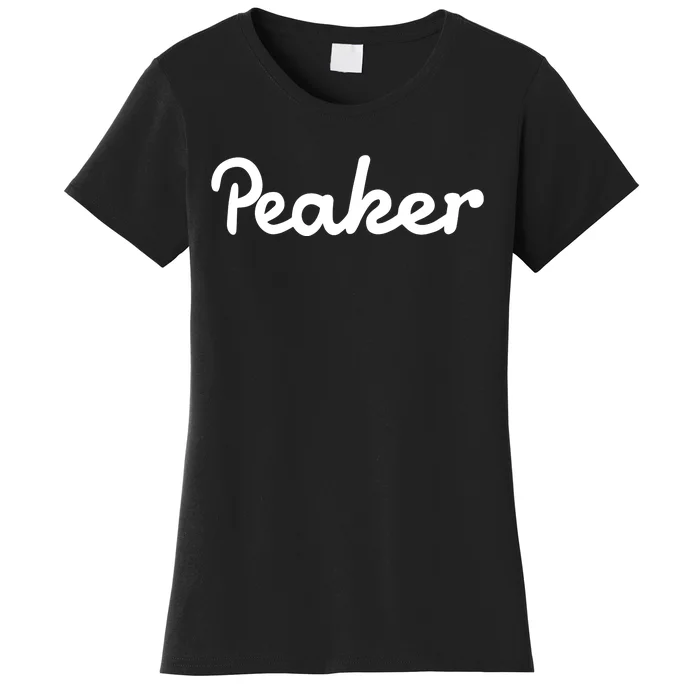 Sam Heughan Wearing Peaker Women's T-Shirt