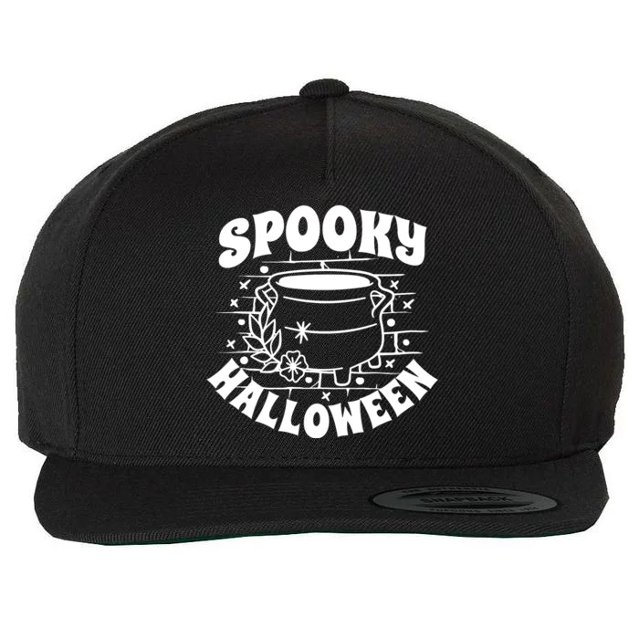 Spooky Halloween Witch Potion Wool Snapback Cap