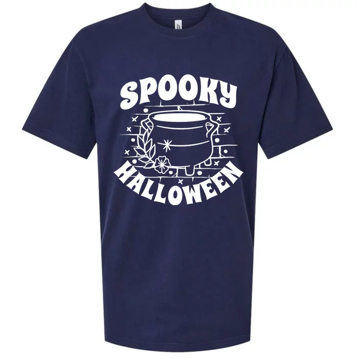 Spooky Halloween Witch Potion Sueded Cloud Jersey T-Shirt