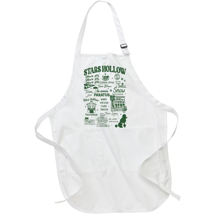 Stars Hollow Where You Lead I Will Follow Full-Length Apron With Pocket