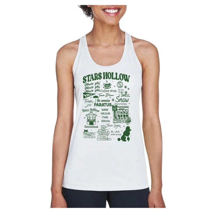 Stars Hollow Where You Lead I Will Follow Women's Racerback Tank