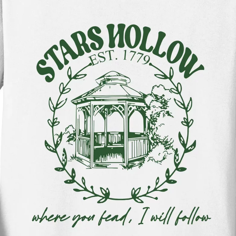 Stars Hollow Where You Lead I Will Follow Kids Long Sleeve Shirt