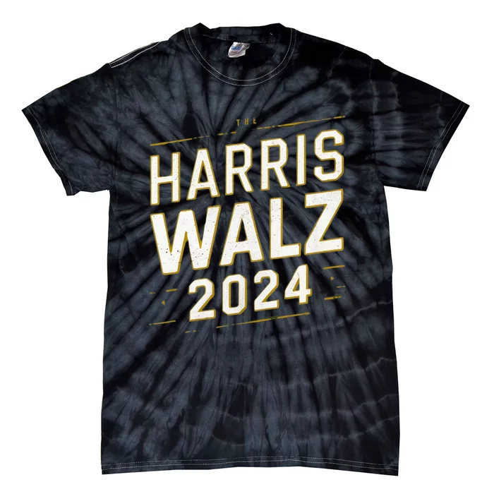 Support Harris Walz 2024 Election Kamala Harris Tim Watz Tie-Dye T-Shirt