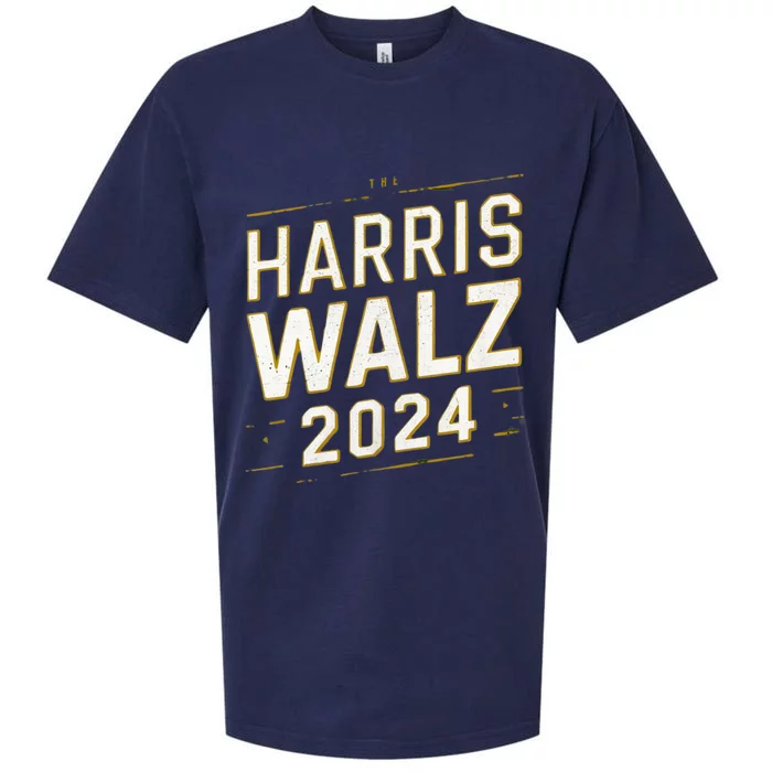 Support Harris Walz 2024 Election Kamala Harris Tim Watz Sueded Cloud Jersey T-Shirt