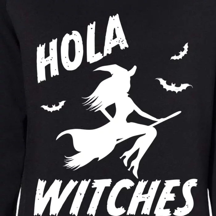 S Hola Witches Halloween Cool Gift Womens California Wash Sweatshirt