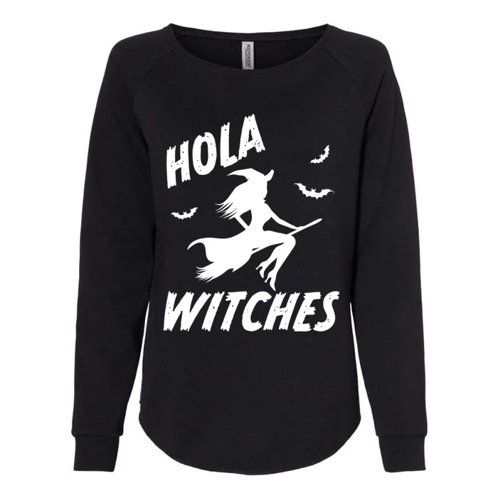 S Hola Witches Halloween Cool Gift Womens California Wash Sweatshirt