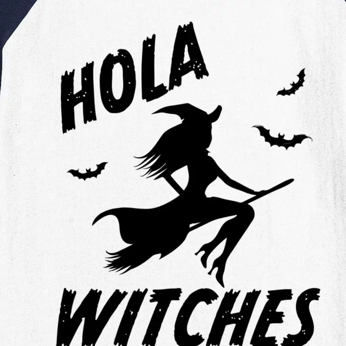 S Hola Witches Halloween Cool Gift Baseball Sleeve Shirt