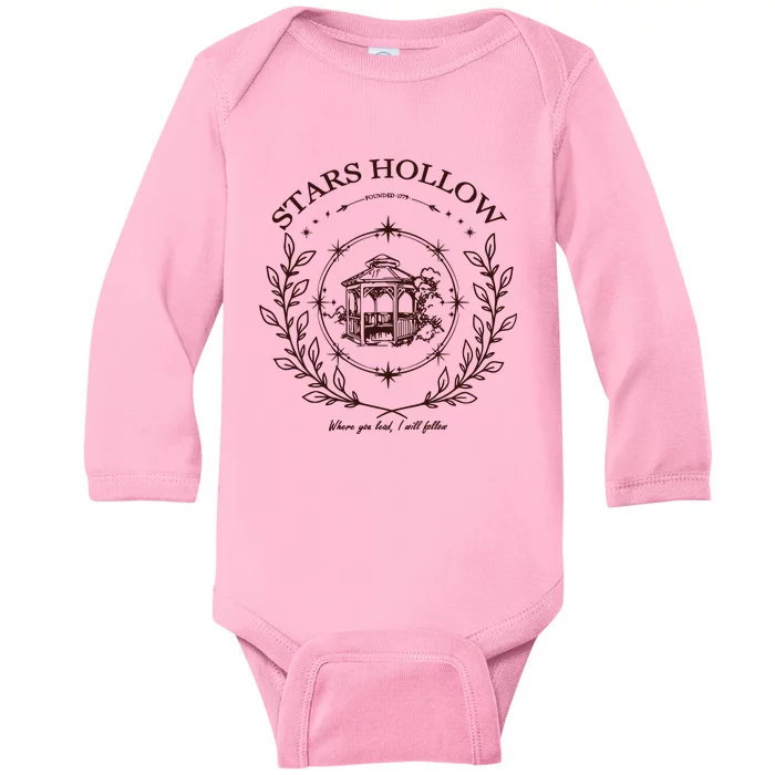 Stars Hollow Where You Lead I Will Follow Baby Long Sleeve Bodysuit