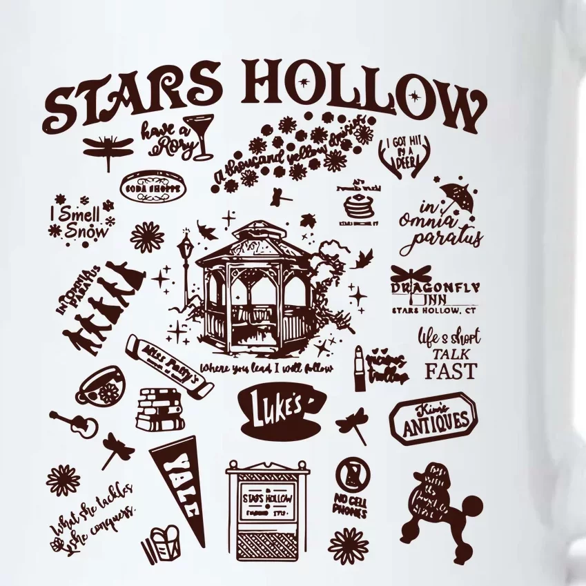 Stars Hollow Where You Lead I Will Follow Halloween Black Color Changing Mug