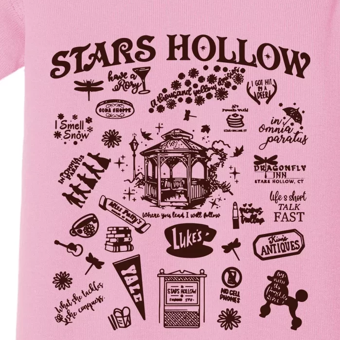 Stars Hollow Where You Lead I Will Follow Halloween Baby Bodysuit