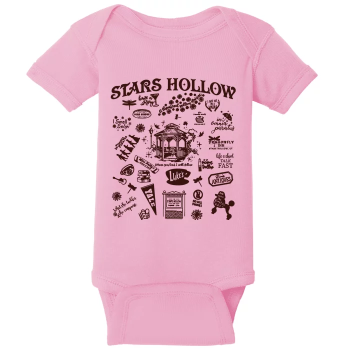 Stars Hollow Where You Lead I Will Follow Halloween Baby Bodysuit