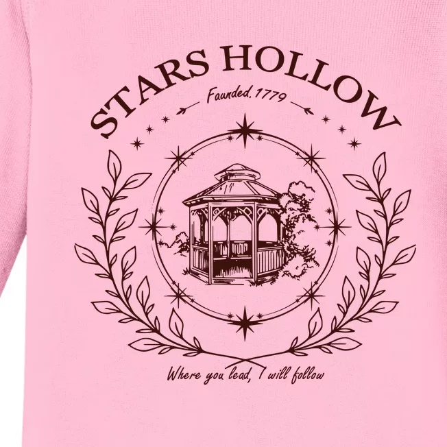 Stars Hollow Where You Lead I Will Follow Baby Long Sleeve Bodysuit