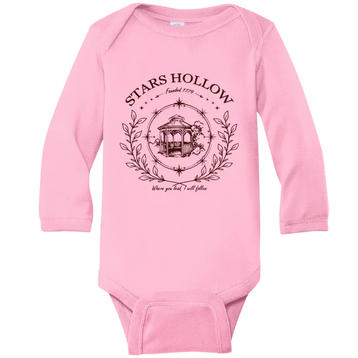 Stars Hollow Where You Lead I Will Follow Baby Long Sleeve Bodysuit