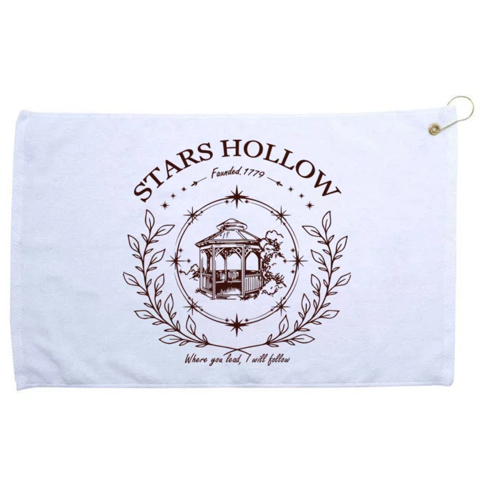 Stars Hollow Where You Lead I Will Follow Grommeted Golf Towel