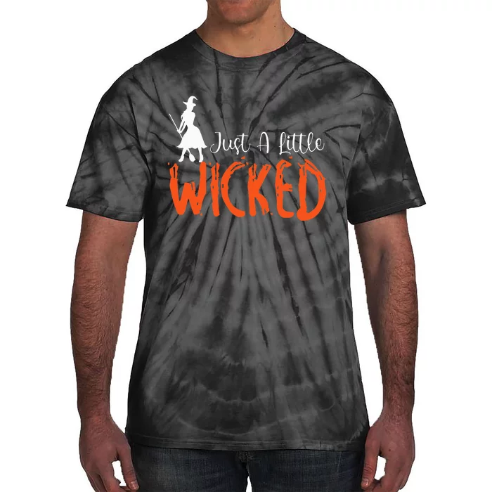 Spooky Halloween Witch Costume for Trick Or Treating Tie-Dye T-Shirt