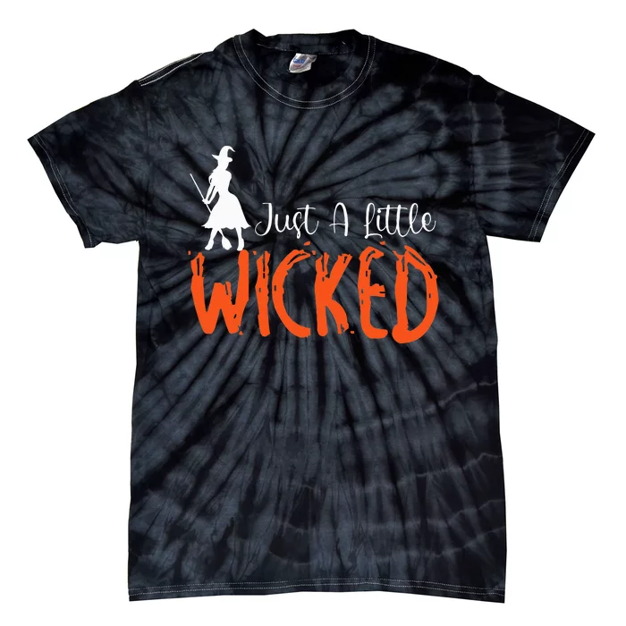 Spooky Halloween Witch Costume for Trick Or Treating Tie-Dye T-Shirt