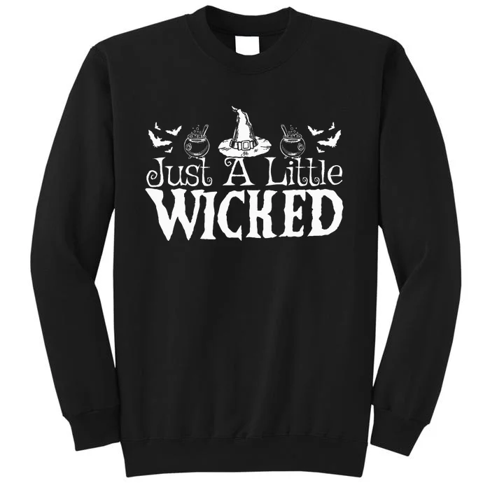 Spooky Halloween Witch Costume for Trick Or Treating Tall Sweatshirt