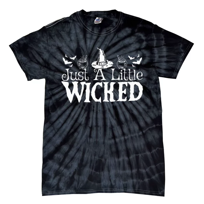 Spooky Halloween Witch Costume for Trick Or Treating Tie-Dye T-Shirt