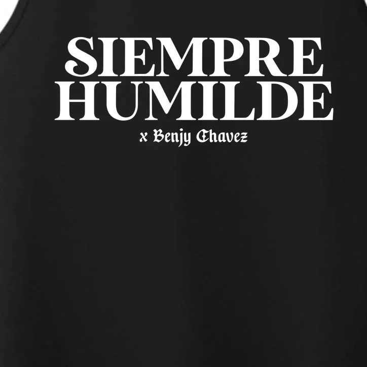 Siempre Humilde X Benjy Chavez Performance Tank