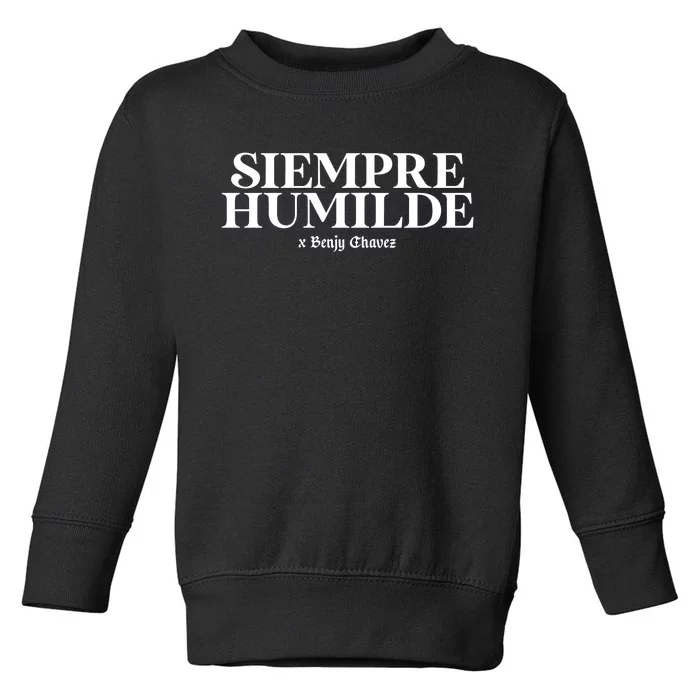 Siempre Humilde X Benjy Chavez Toddler Sweatshirt