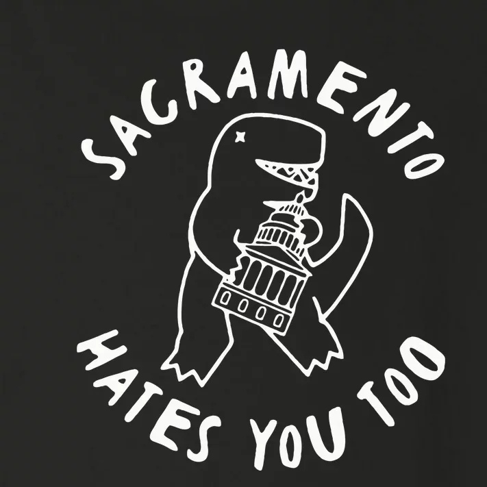 Sacramento Hates You Too Toddler Long Sleeve Shirt