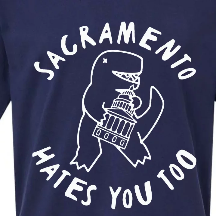 Sacramento Hates You Too Sueded Cloud Jersey T-Shirt