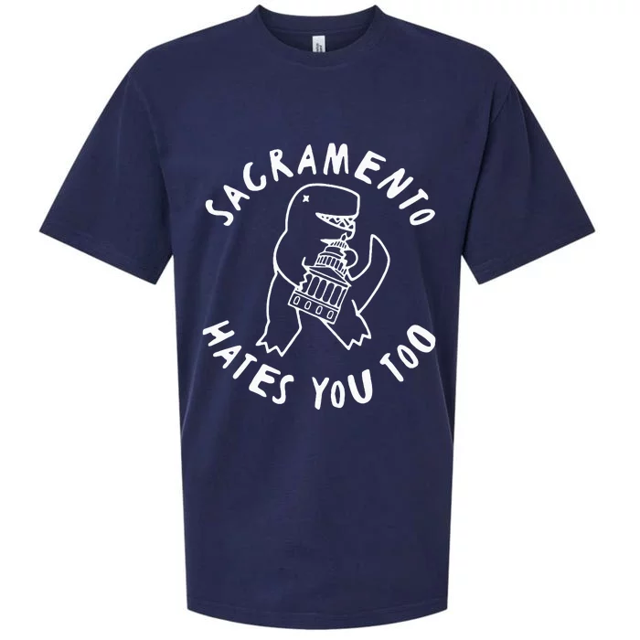 Sacramento Hates You Too Sueded Cloud Jersey T-Shirt