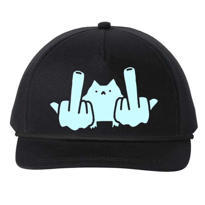 Sillynub Hate You Snapback Five-Panel Rope Hat