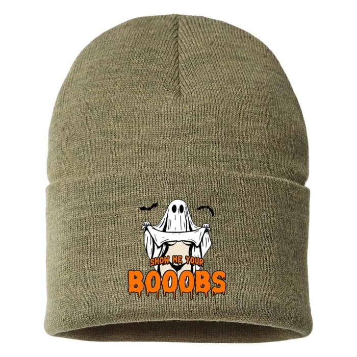 Show He Your Booobs Sustainable Knit Beanie