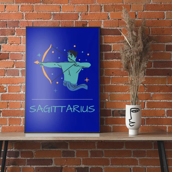 Sagittarius Horoscope Zodiac Sign November December Birthday Gift Poster