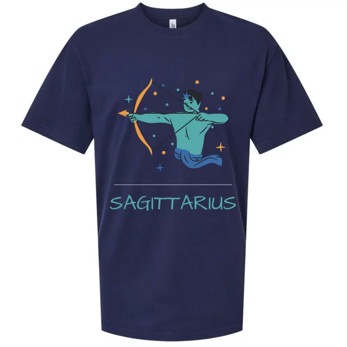 Sagittarius Horoscope Zodiac Sign November December Birthday Gift Sueded Cloud Jersey T-Shirt