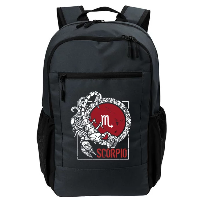 Scorpion Horoscope Zodiac Sign Born October November Gift Daily Commute Backpack