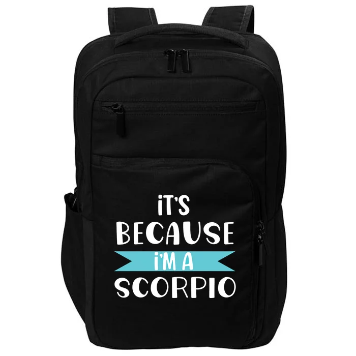 Scorpio Horoscope Zodiac Sign Astrology Gift Impact Tech Backpack