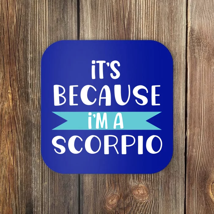 Scorpio Horoscope Zodiac Sign Astrology Gift Coaster