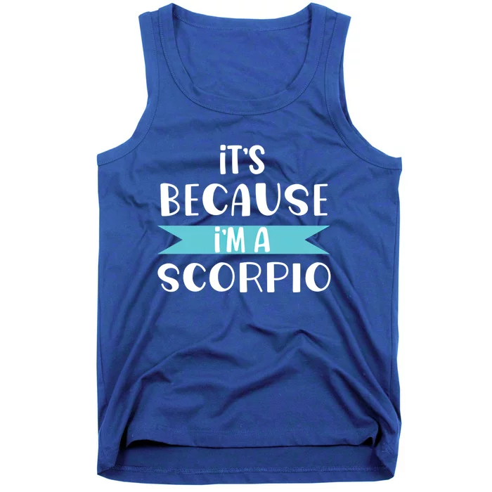 Scorpio Horoscope Zodiac Sign Astrology Gift Tank Top