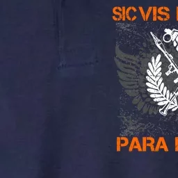 Si Vis Pacem Para Bellum Peace War Softstyle Adult Sport Polo