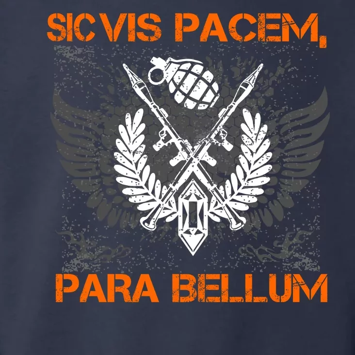 Si Vis Pacem Para Bellum Peace War Toddler Hoodie