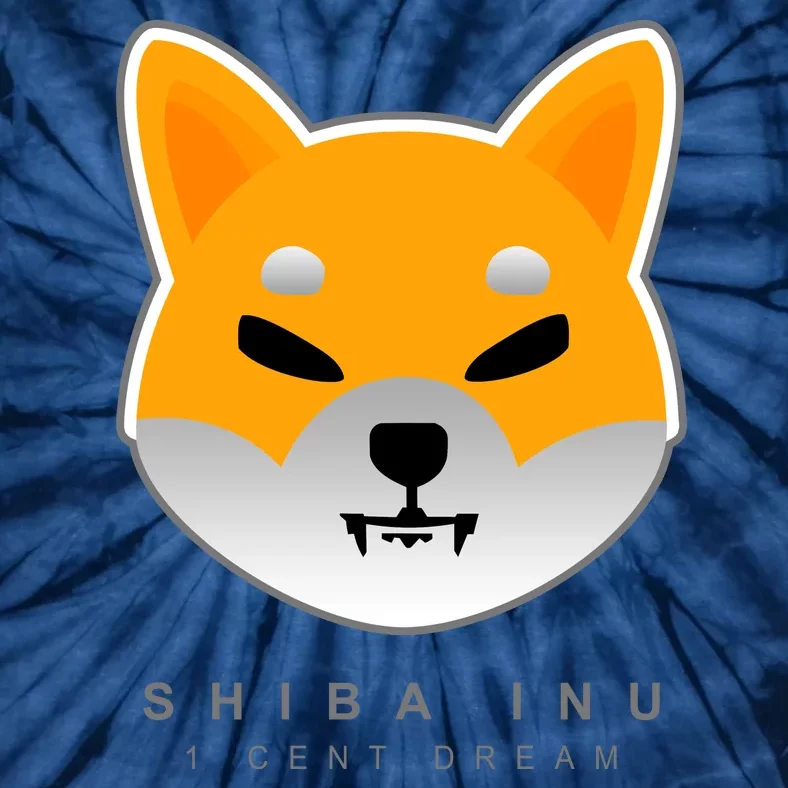 Shiba Inu 1 Cent Dream Crypto Trading Tie-Dye T-Shirt