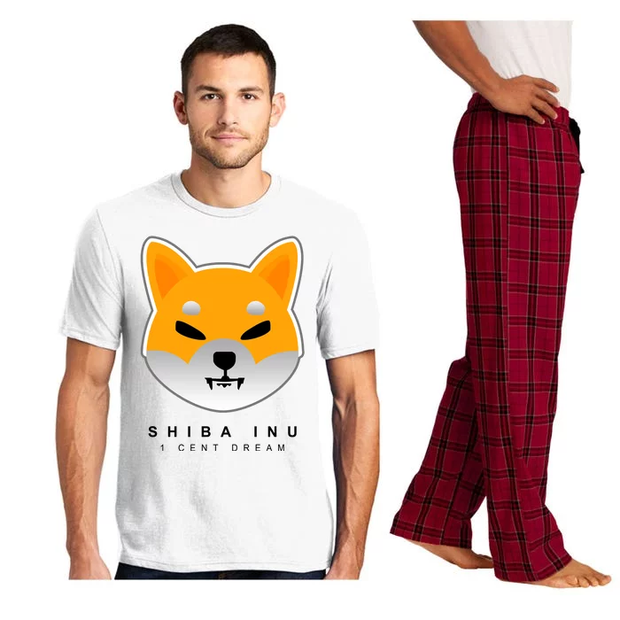 Shiba Inu 1 Cent Dream Crypto Trading Pajama Set