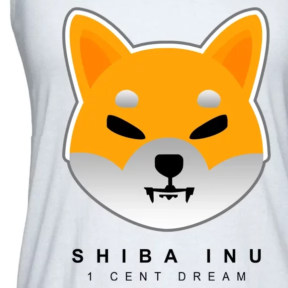 Shiba Inu 1 Cent Dream Crypto Trading Ladies Essential Flowy Tank