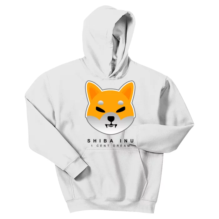 Shiba Inu 1 Cent Dream Crypto Trading Kids Hoodie