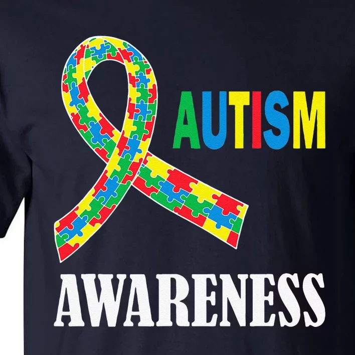 Social Interaction Autism Awareness Autistic Support Tall T-Shirt