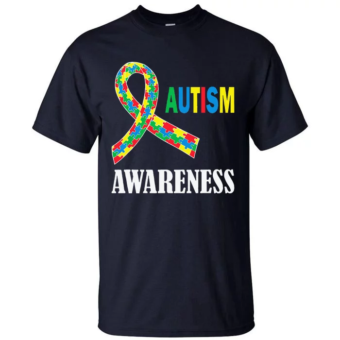 Social Interaction Autism Awareness Autistic Support Tall T-Shirt