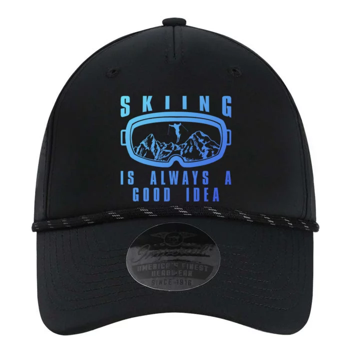 Skiing Is Always A Good Idea Gift Performance The Dyno Cap