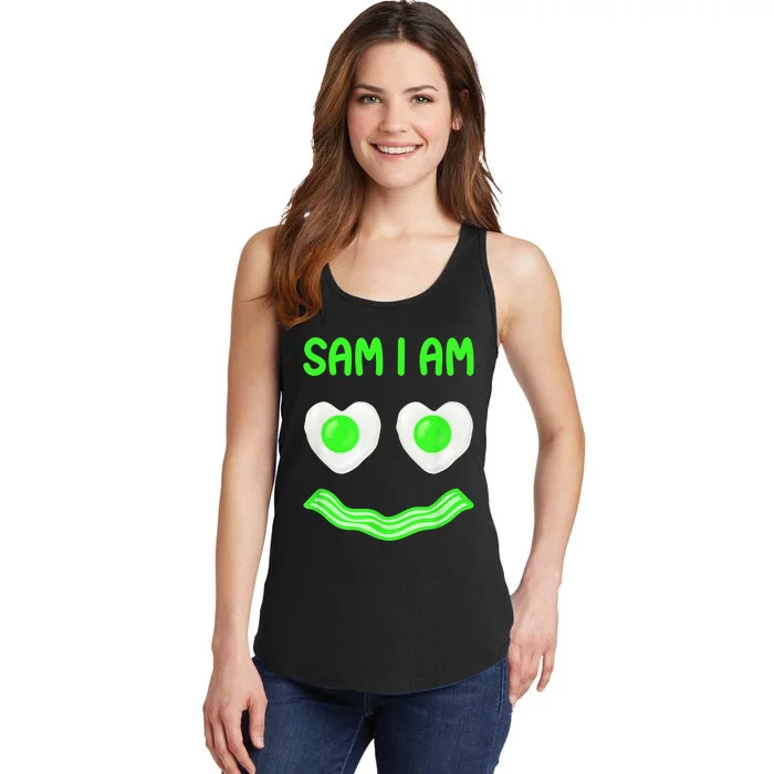 Sam I Am Clothes For Fried Green Ham And Eggs Days Design Gift Ladies Essential Tank