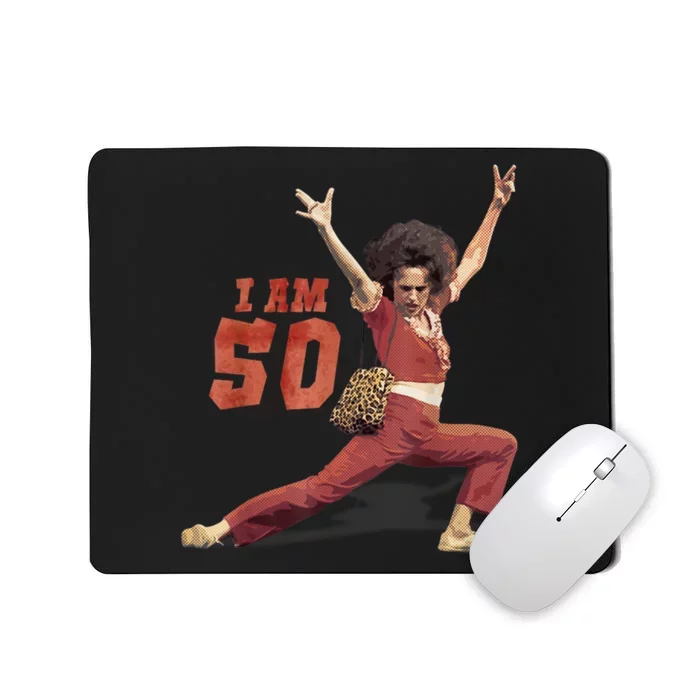 Sally I Am 50 Vintage Fifty Years Old 50th Birthday Mousepad