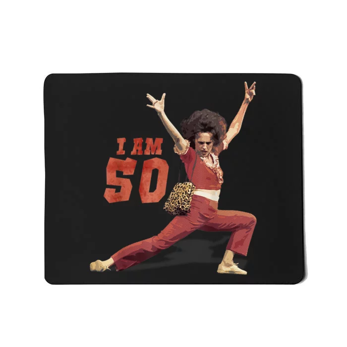 Sally I Am 50 Vintage Fifty Years Old 50th Birthday Mousepad